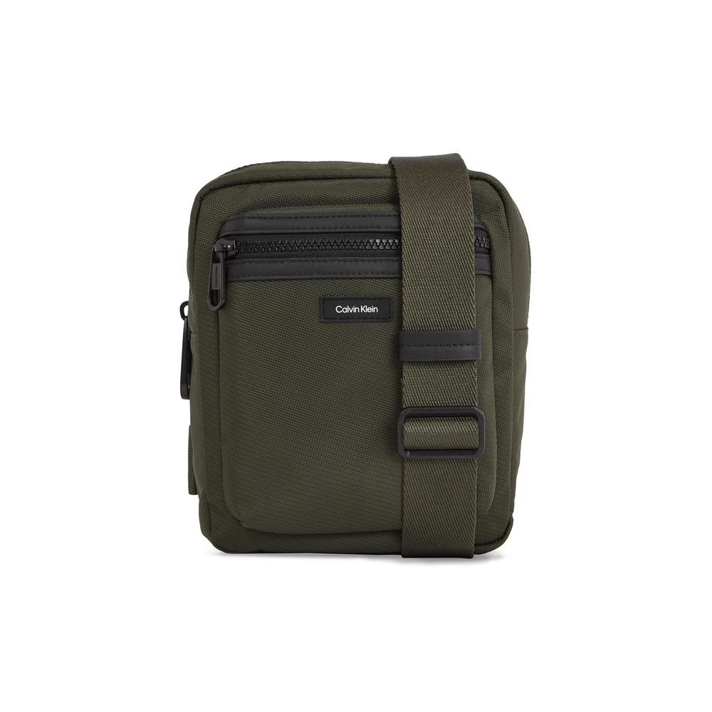 Calvin Klein Green Recycled Polyester Messenger Bag