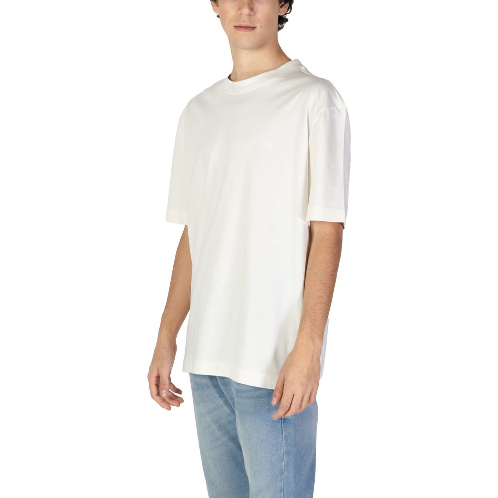 Calvin Klein Jeans Beige Cotton Rigenerato T-Shirt - IT54 | XXL