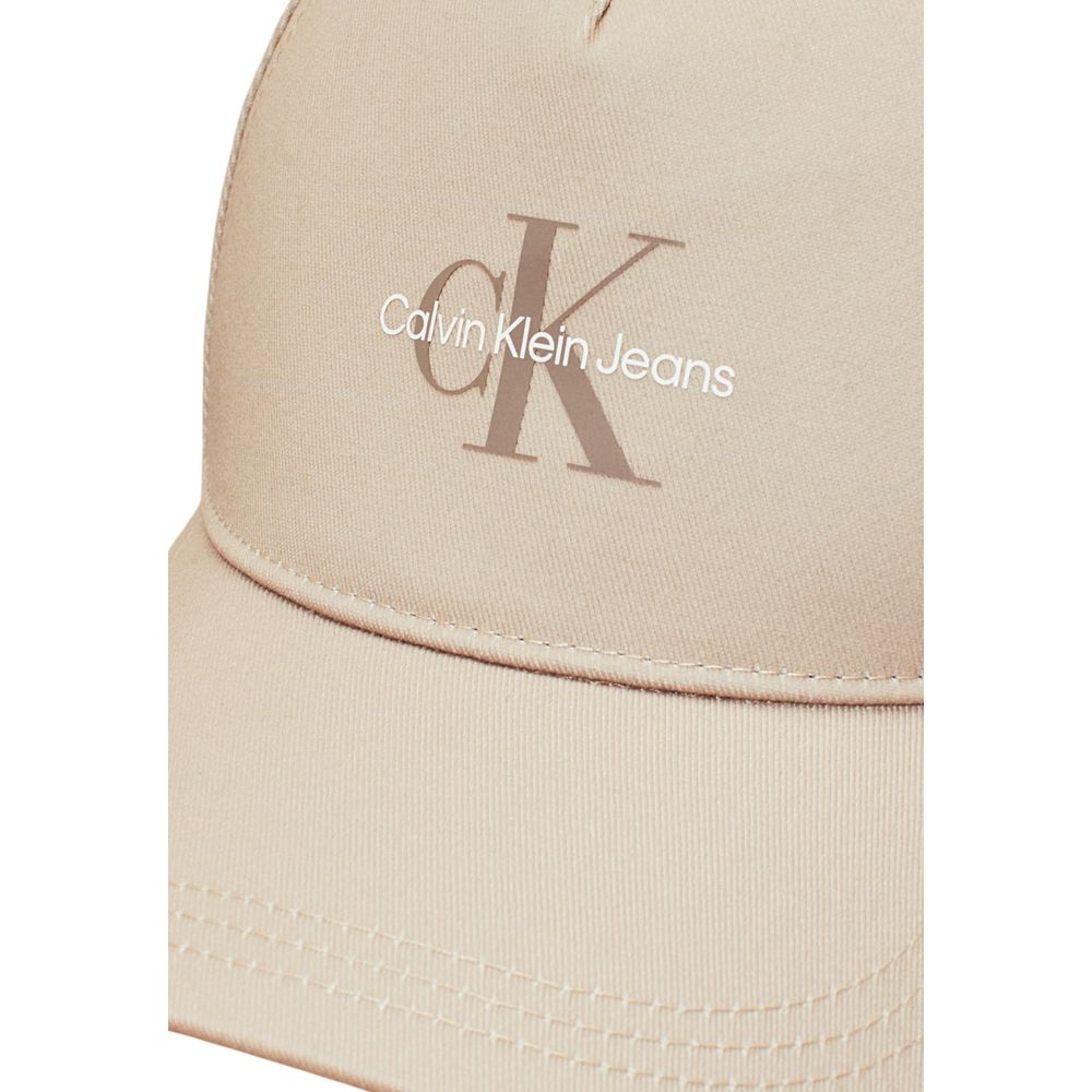 Calvin Klein Jeans Beige Recycled Polyester Hats & Cap - UNI