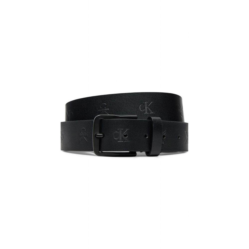 Calvin Klein Jeans Black Leather Belt