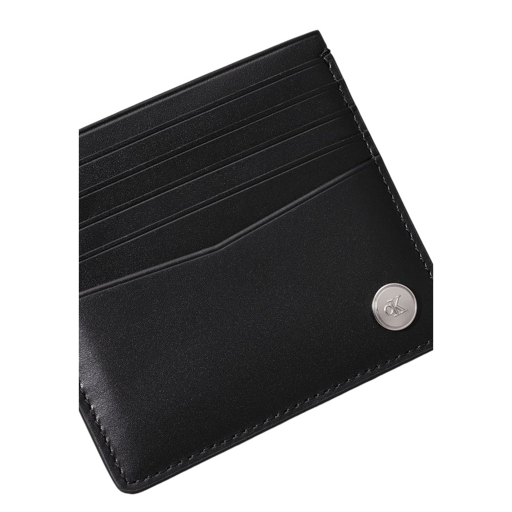 Calvin Klein Jeans Black Leather Wallet