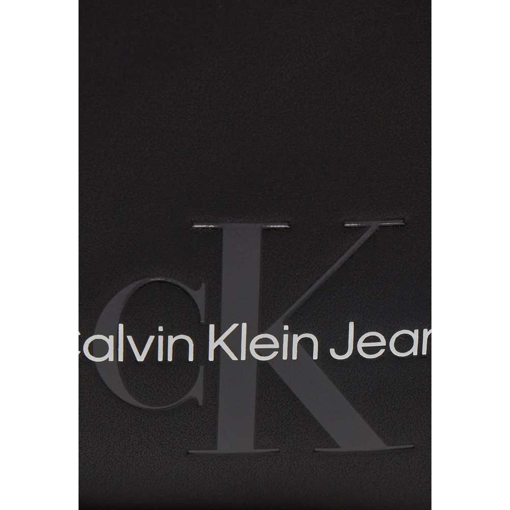 Calvin Klein Jeans Black Polyethylene Messenger Bag