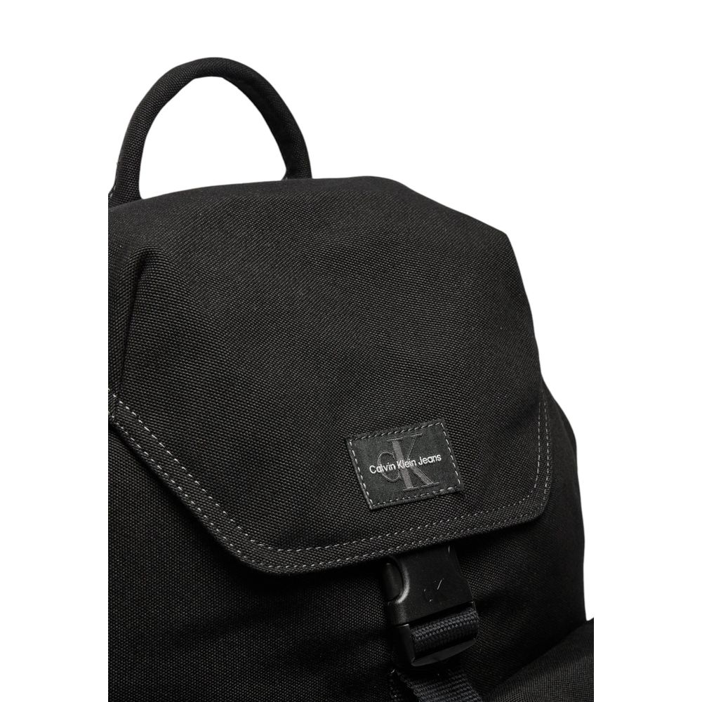 Calvin Klein Jeans Black Recycled Polyester Backpack