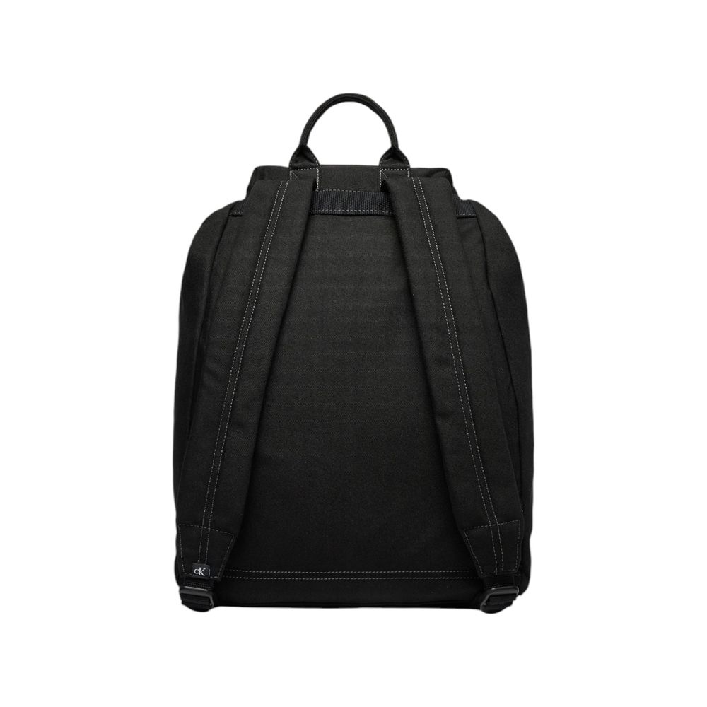 Calvin Klein Jeans Black Recycled Polyester Backpack