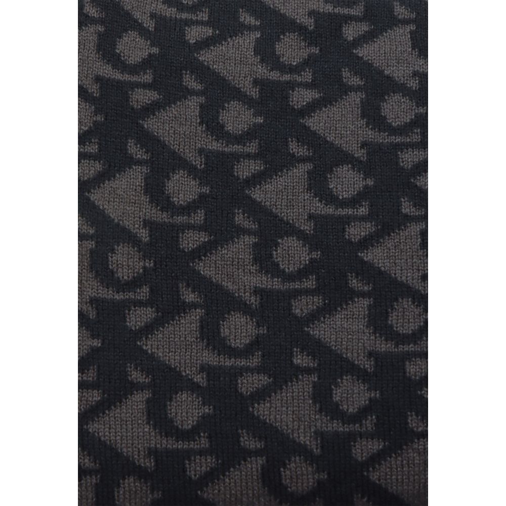 Calvin Klein Jeans Black Recycled Polyester Scarf