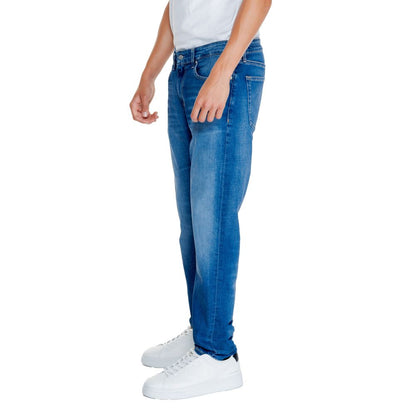 Calvin Klein Jeans Blue Cotton Rigenerato Jeans & Pant - W36 | L32