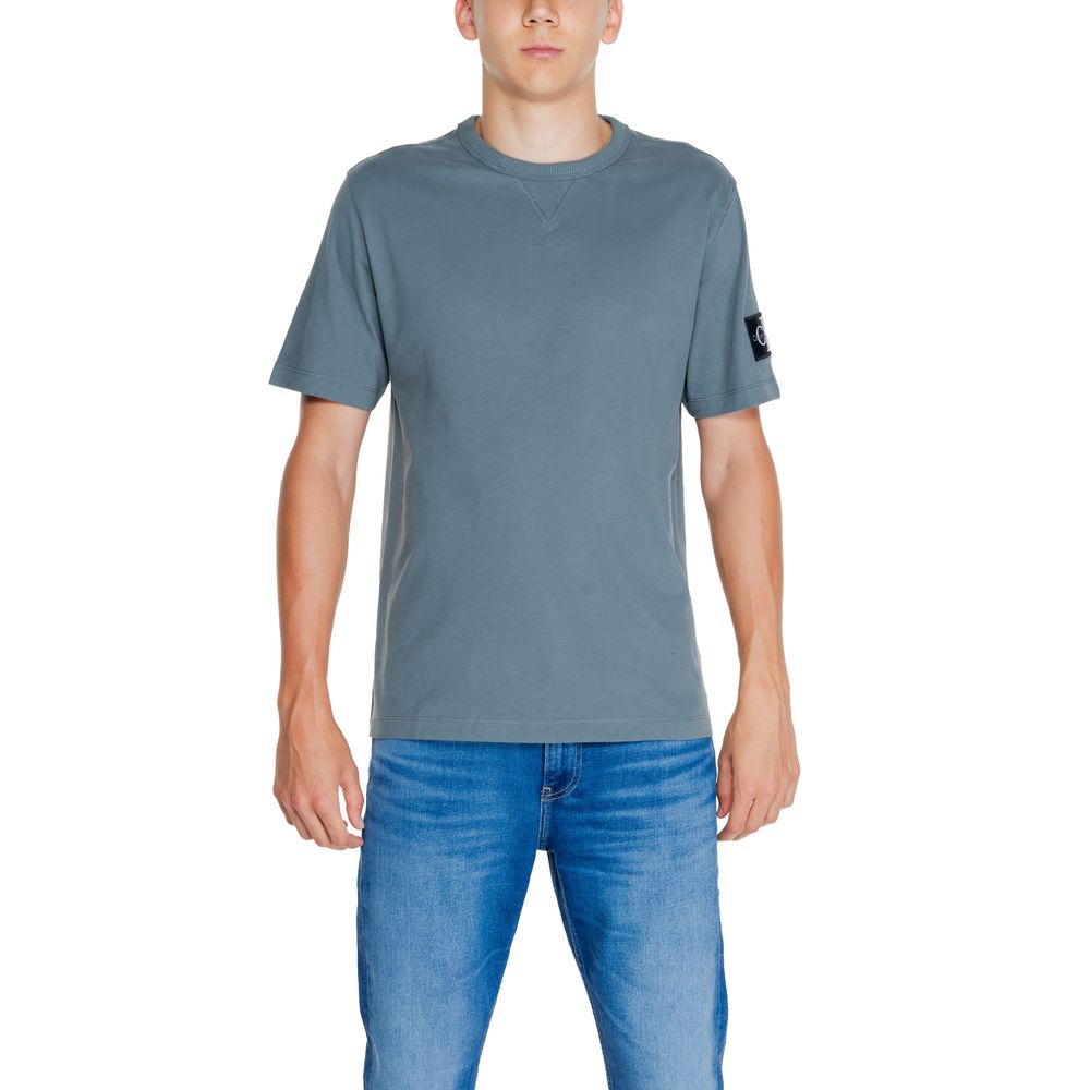 Calvin Klein Jeans Gray Cotton Rigenerato T-Shirt - IT54 | XXL