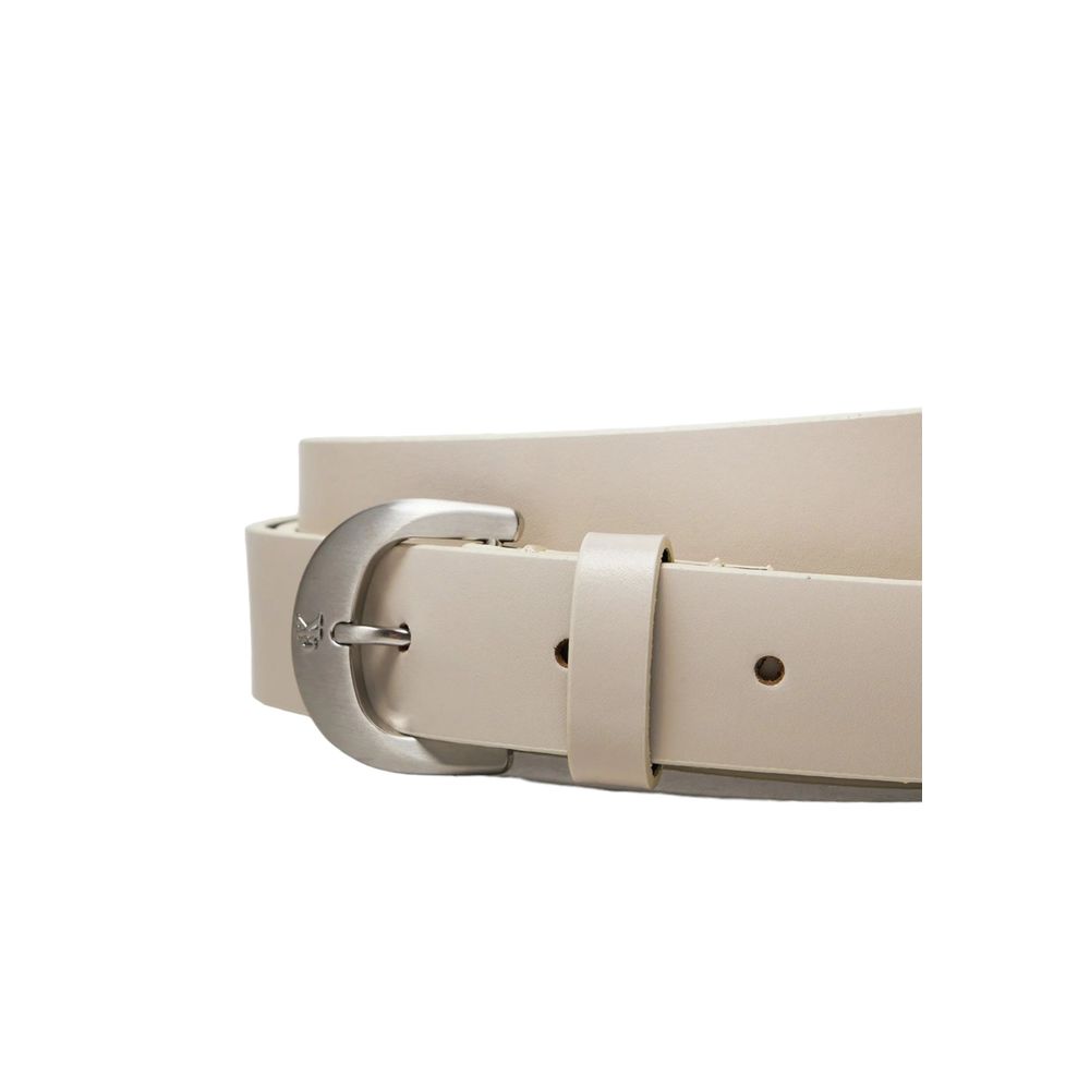 Calvin Klein Jeans Gray Leather Belt - 90 cm / 36 Inches