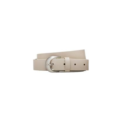 Calvin Klein Jeans Gray Leather Belt - 90 cm / 36 Inches