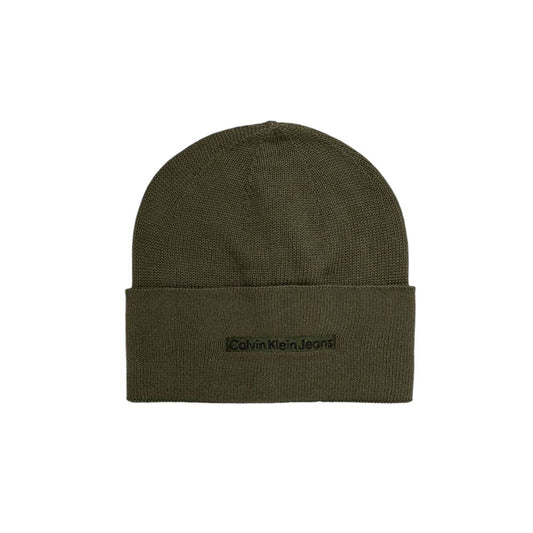 Calvin Klein Jeans Green Cotton Hats & Cap - UNI