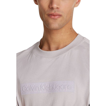 Calvin Klein Jeans Purple Cotton Rigenerato T-Shirt