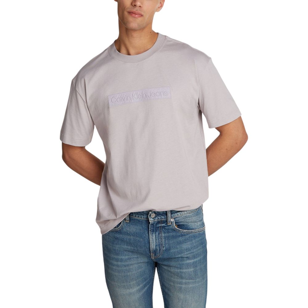 Calvin Klein Jeans Purple Cotton Rigenerato T-Shirt