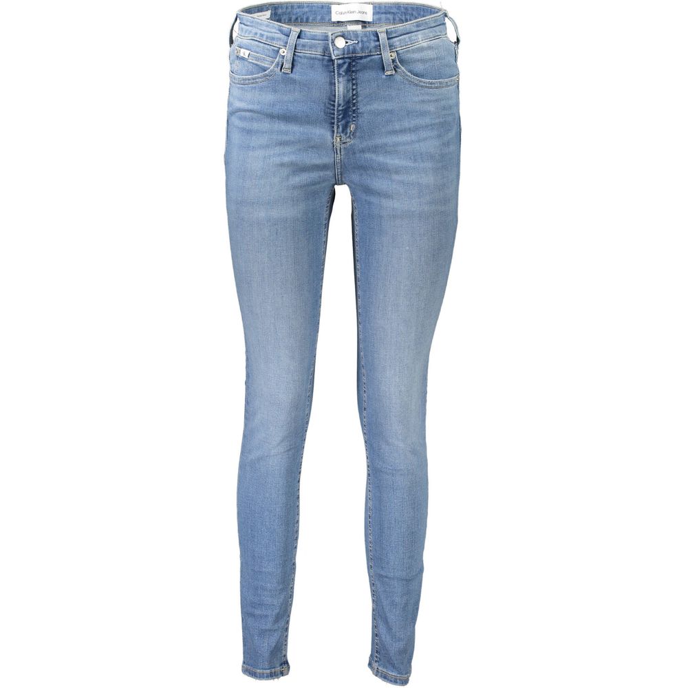 Calvin Klein Light Blue Cotton Women Jeans