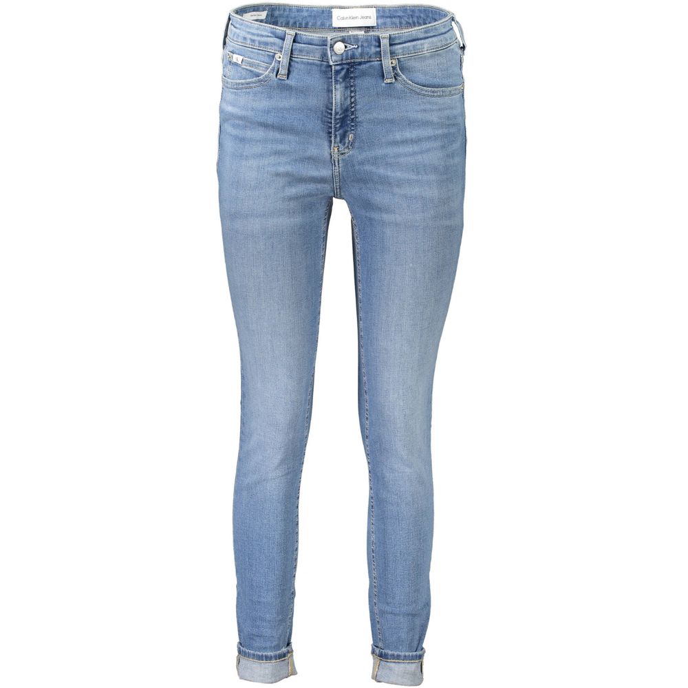 Calvin Klein Light Blue Cotton Women Jeans