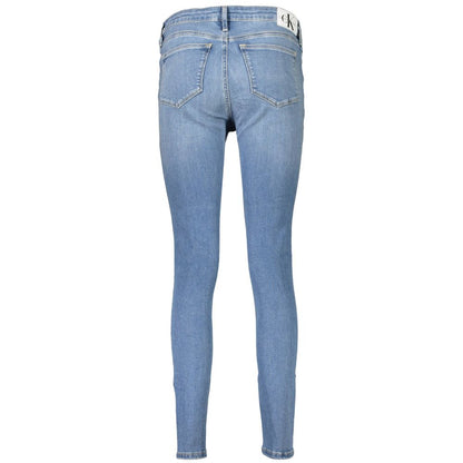 Calvin Klein Light Blue Cotton Women Jeans