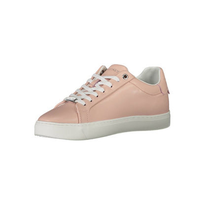 Calvin Klein Pink Leather Women Sneaker