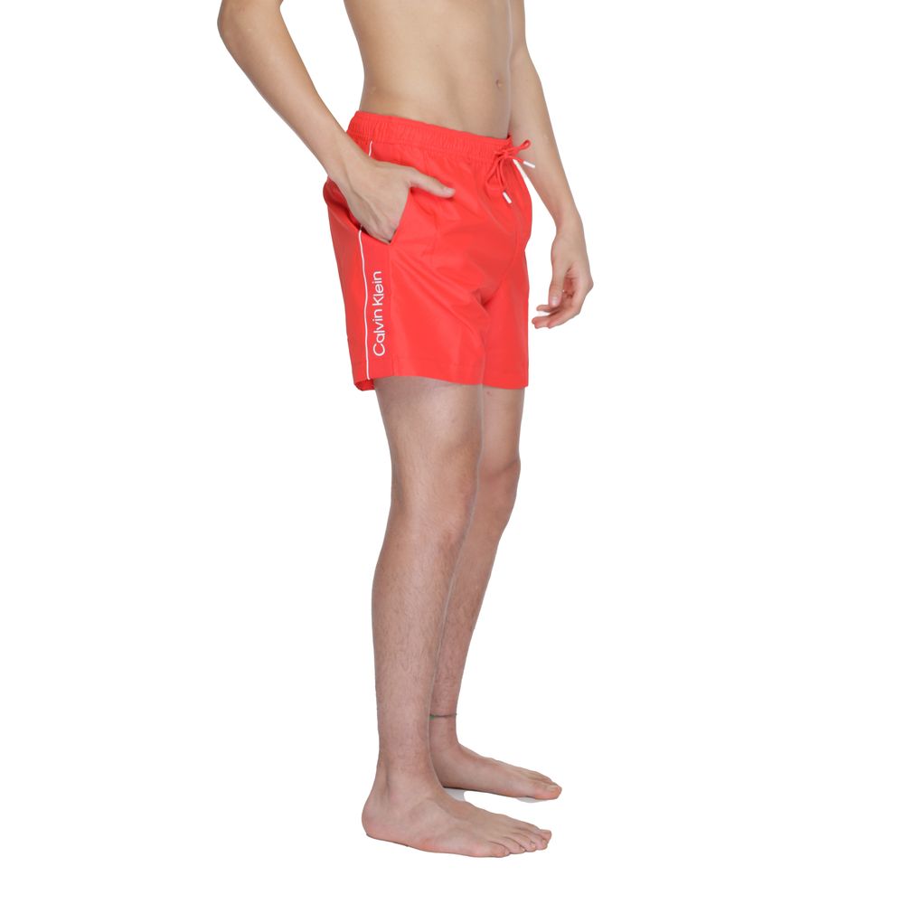 Calvin Klein Red Recycled Polyester Swimwear - IT48 | L