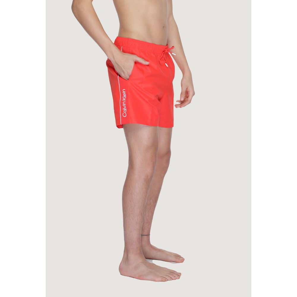 Calvin Klein Red Recycled Polyester Swimwear - IT48 | L