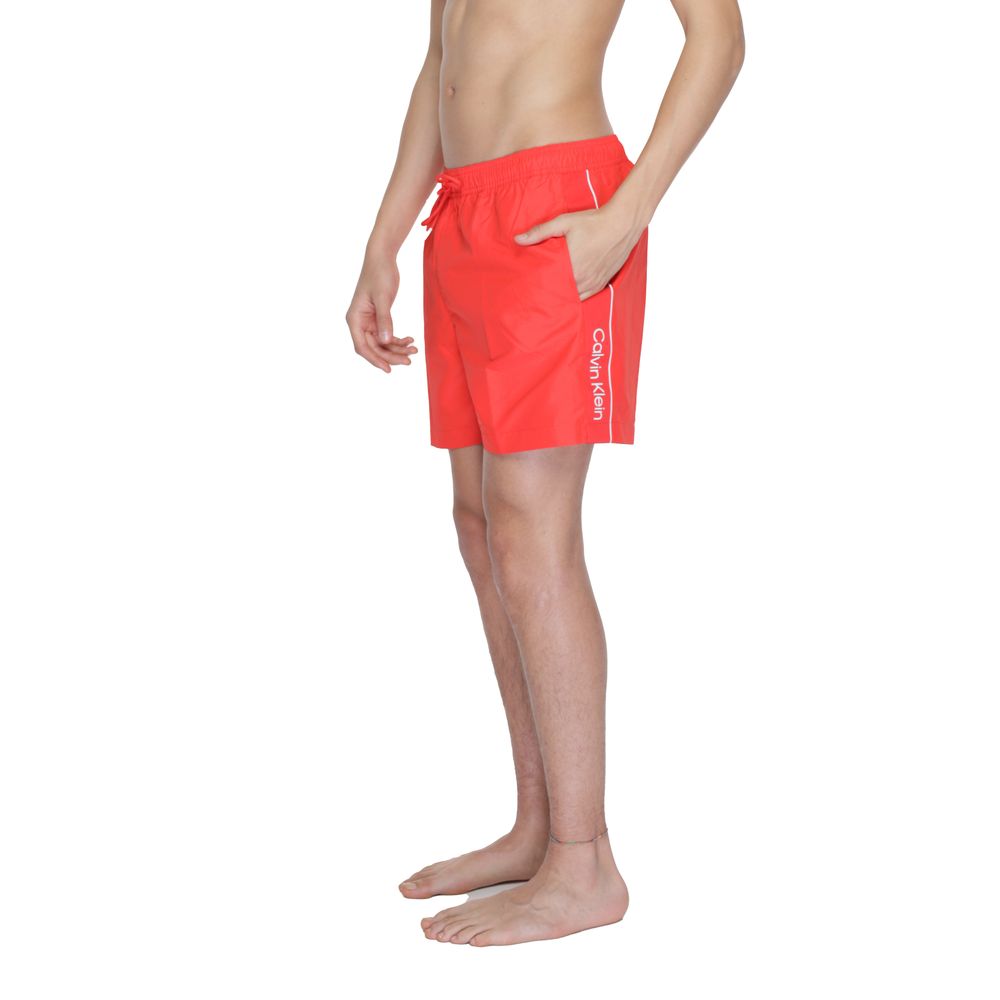 Calvin Klein Red Recycled Polyester Swimwear - IT48 | L