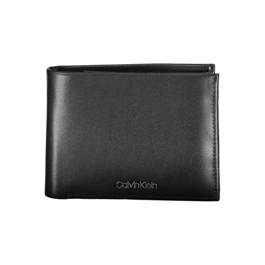 Calvin Klein Sleek Black Leather Wallet for