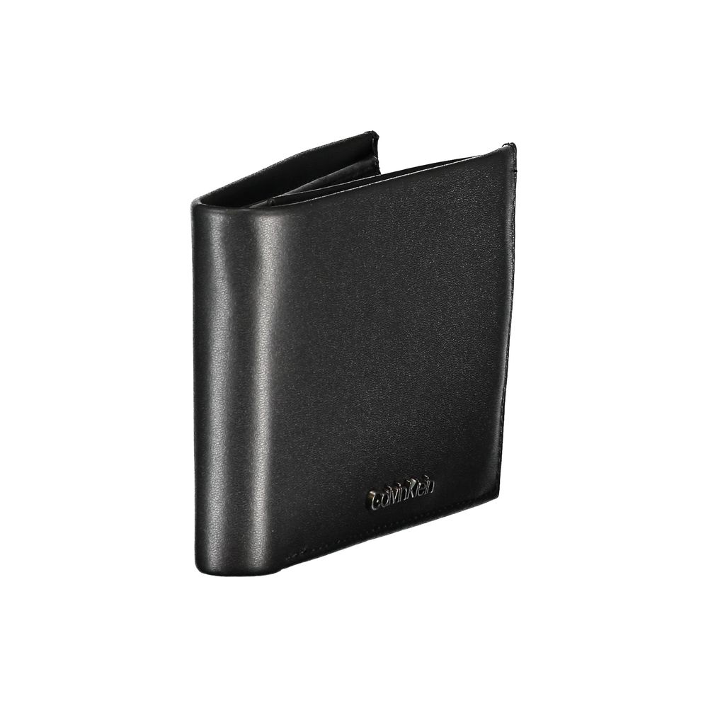 Calvin Klein Sleek Black Leather Wallet for