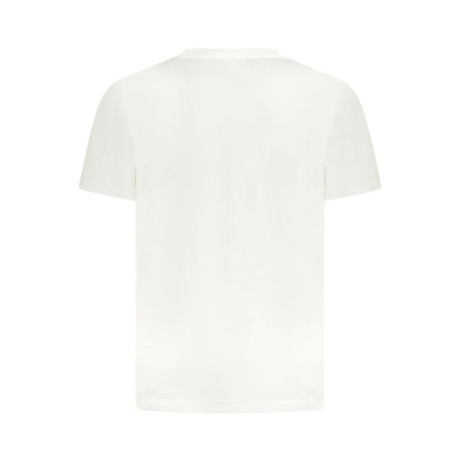 Calvin Klein White Cotton Men T-Shirt - XL