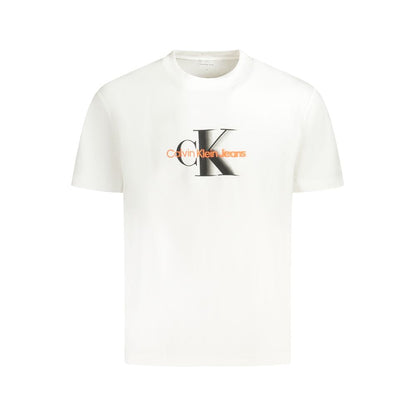 Calvin Klein White Cotton T-Shirt