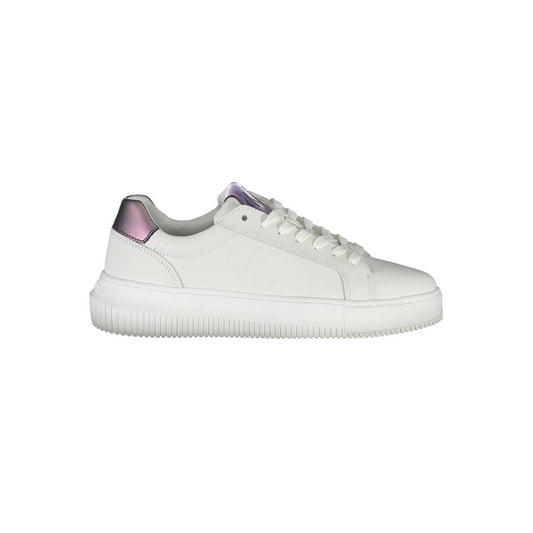 Calvin Klein White Leather Women Sneaker