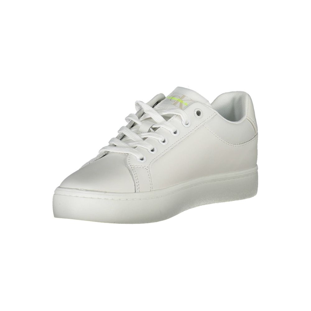 Calvin Klein White Leather Women Sneaker