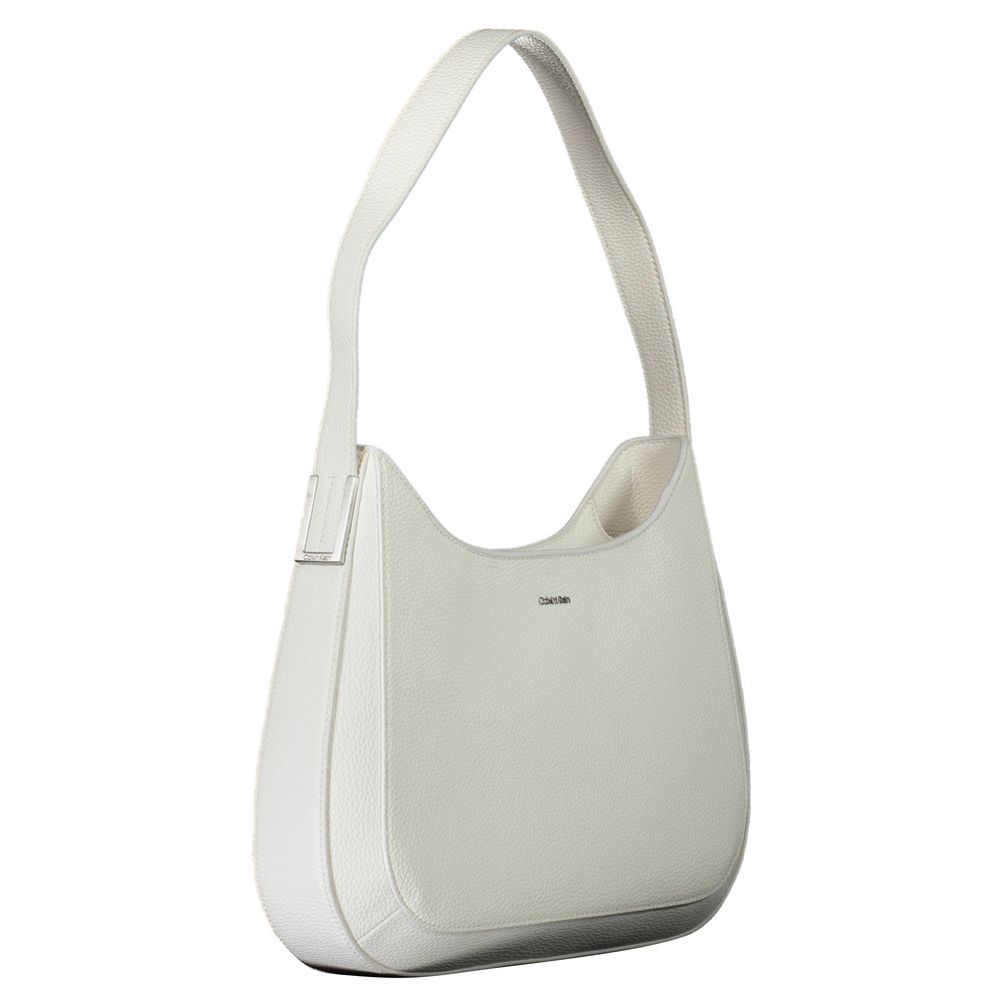 Calvin Klein White Polyester Women Handbag