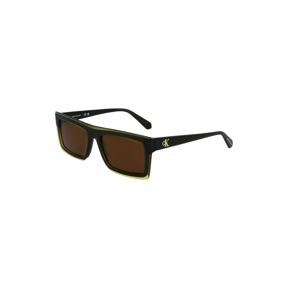 Calvin Klein Yellow PLASTICA INIETTATA Sunglasses