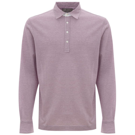 Canali Pink Cotton Polo Shirt - IT50 | L