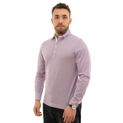 Canali Pink Cotton Polo Shirt - IT50 | L