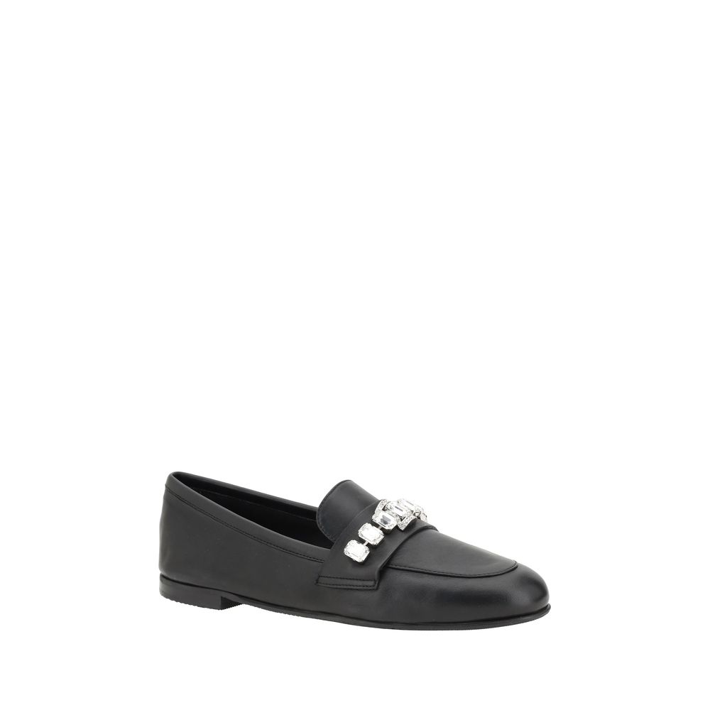 Casadei Loafers with sparkling embellishments - EU36/US6