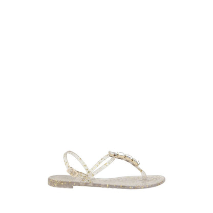 Casadei Swarovski Jelly Sandals - EU37/US7