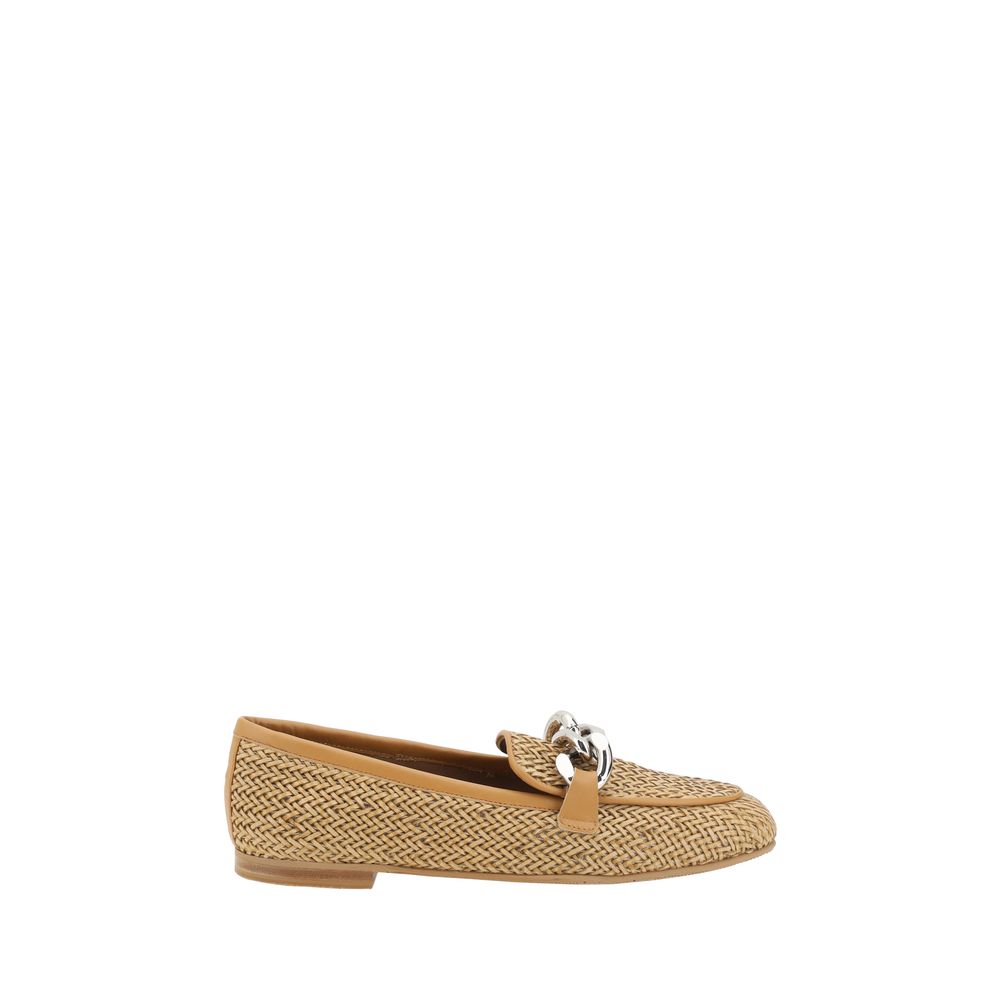 Casadei Woven leather Loafers - EU36/US6