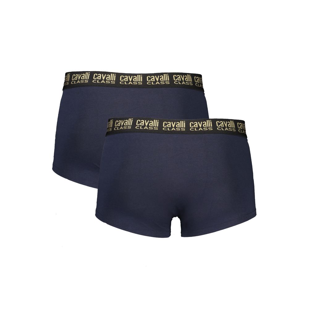 Cavalli Class Blue Cotton Men Boxer - S