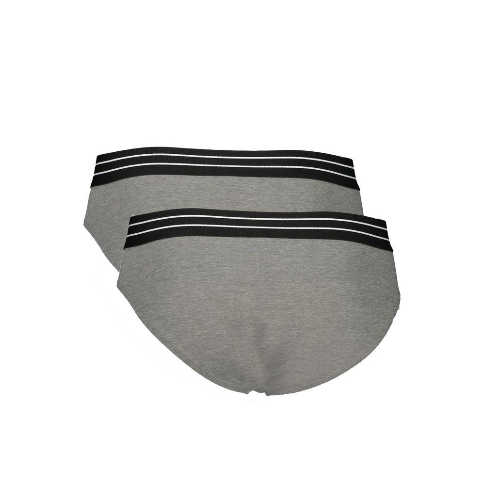 Cavalli Class Gray Cotton Men Underwear - S