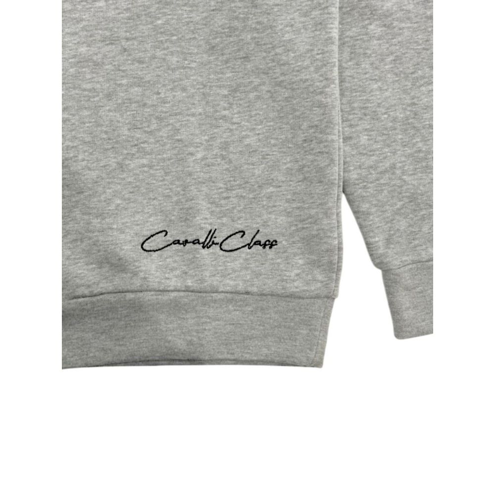 Cavalli Class Gray Polyester Women Sweater