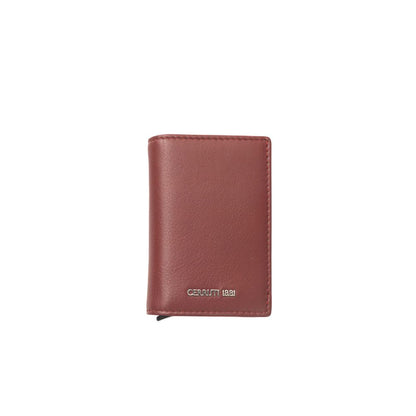 Cerruti 1881 Red Leather Men Wallet