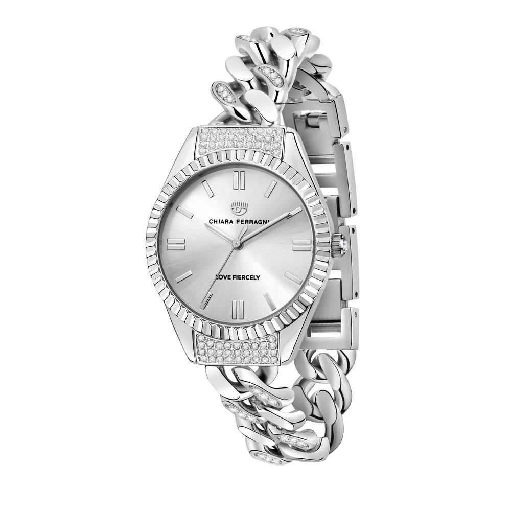 Chiara Ferragni Silver Stainless Steel Watch