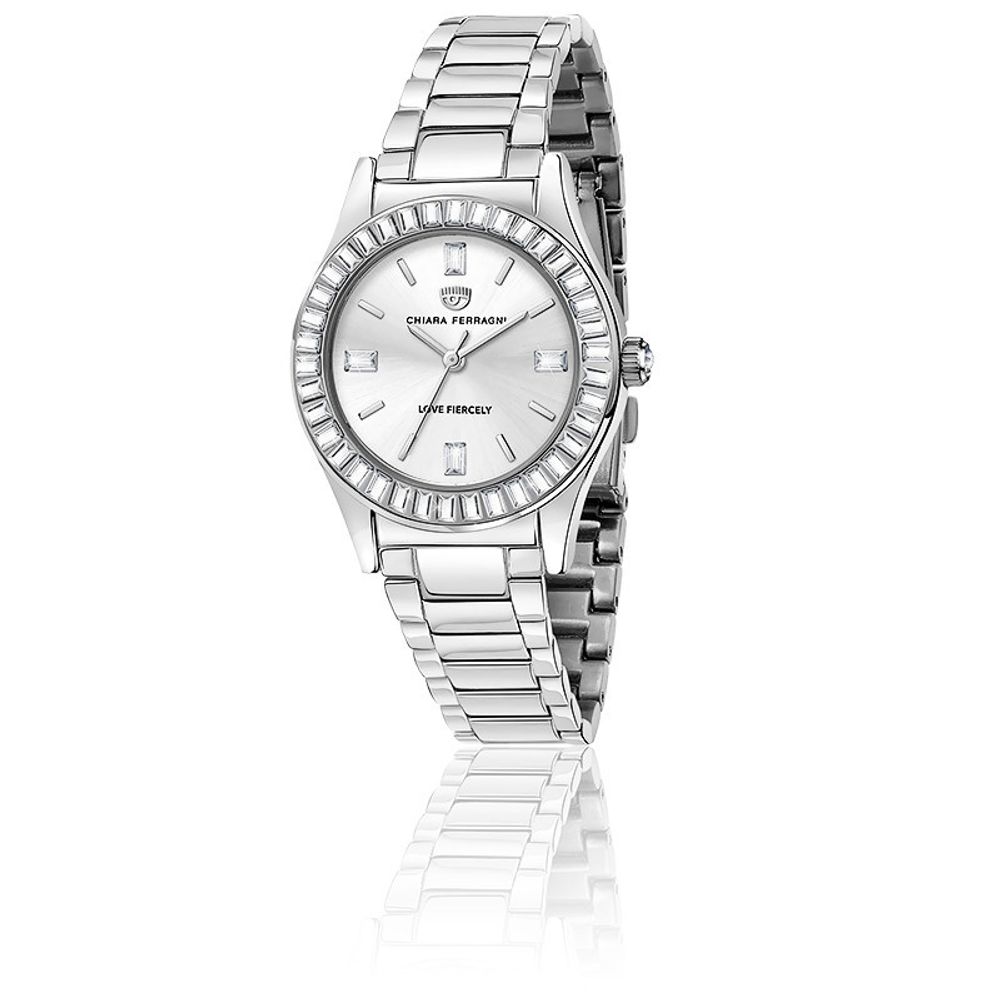 Chiara Ferragni Silver Stainless Steel Watch