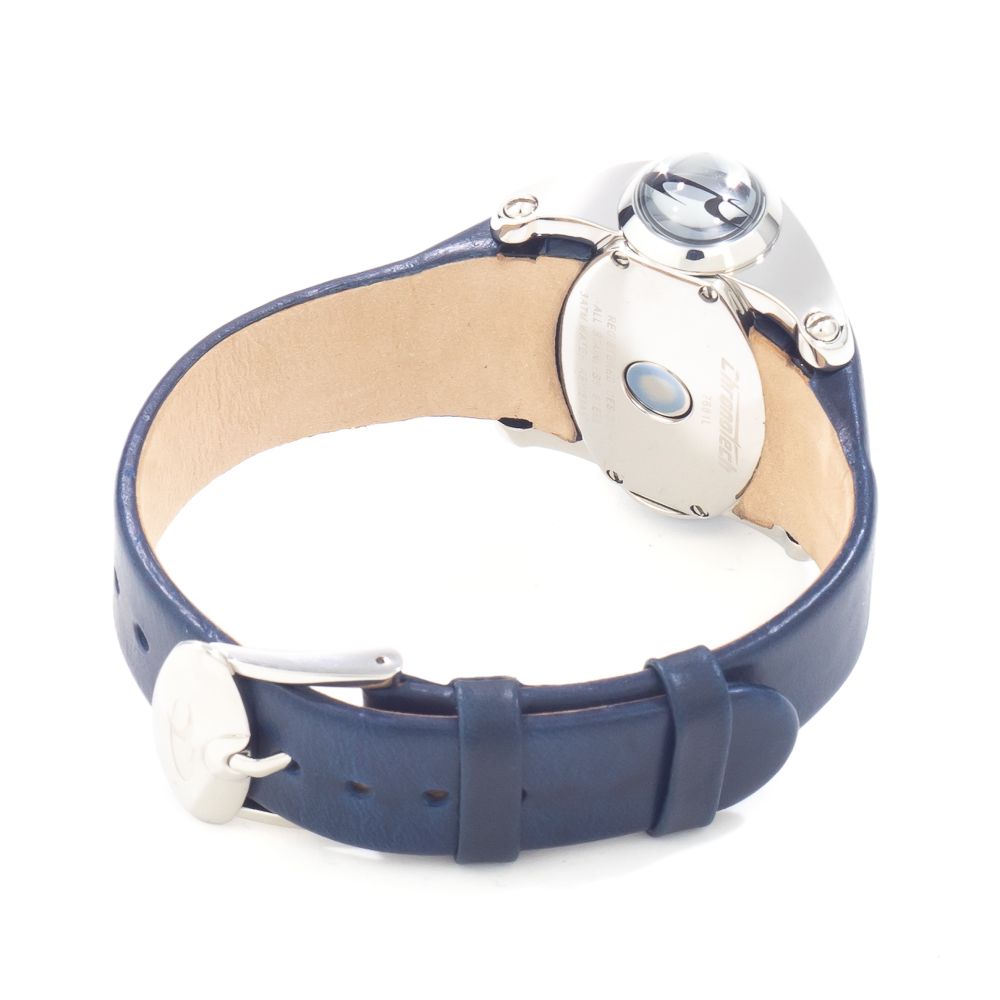 Chronotech Blue Leather Watch