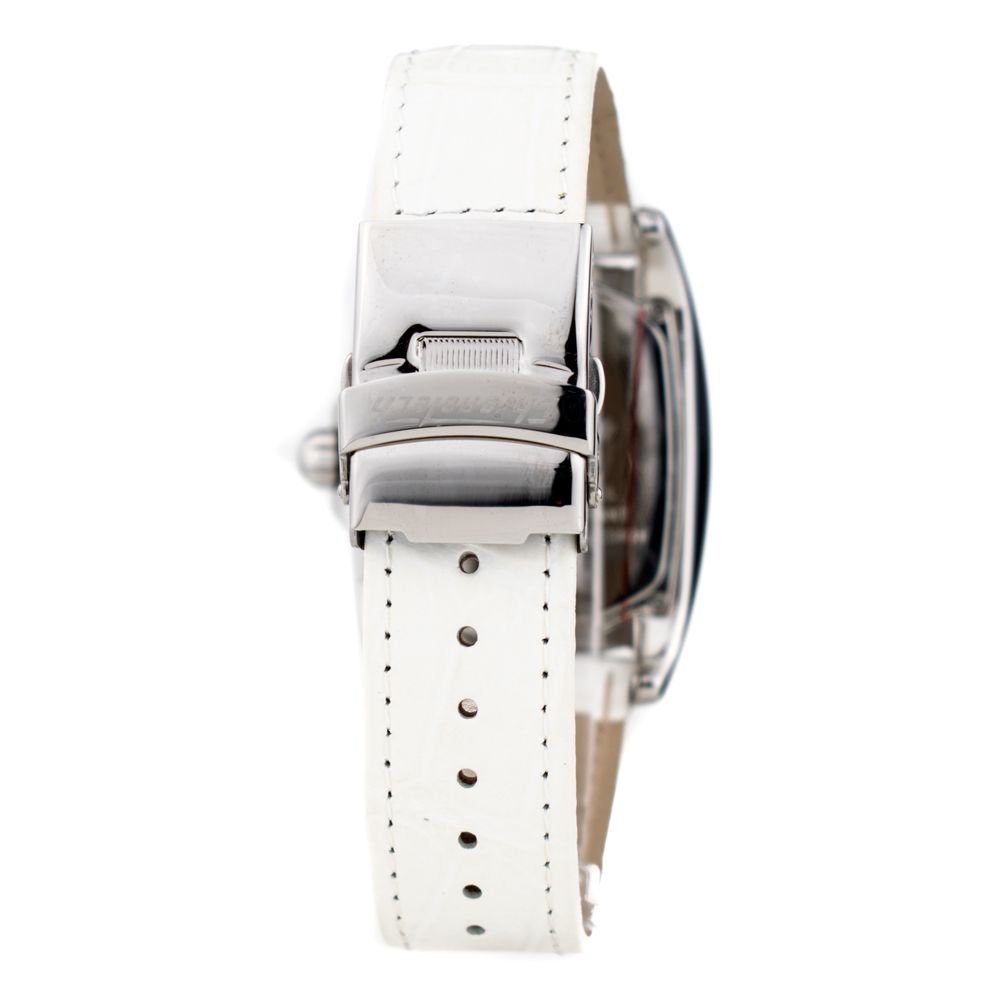 Chronotech White Leather Watch