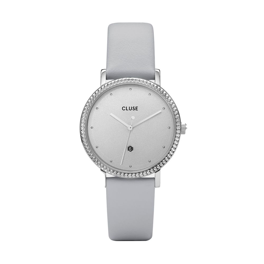 Cluse Gray Leather Watch