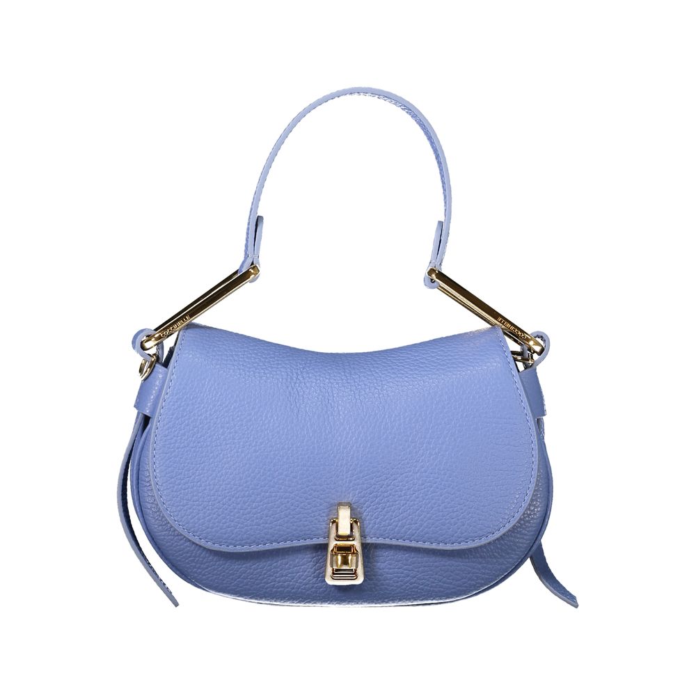 Coccinelle Light Blue Leather Women Handbag