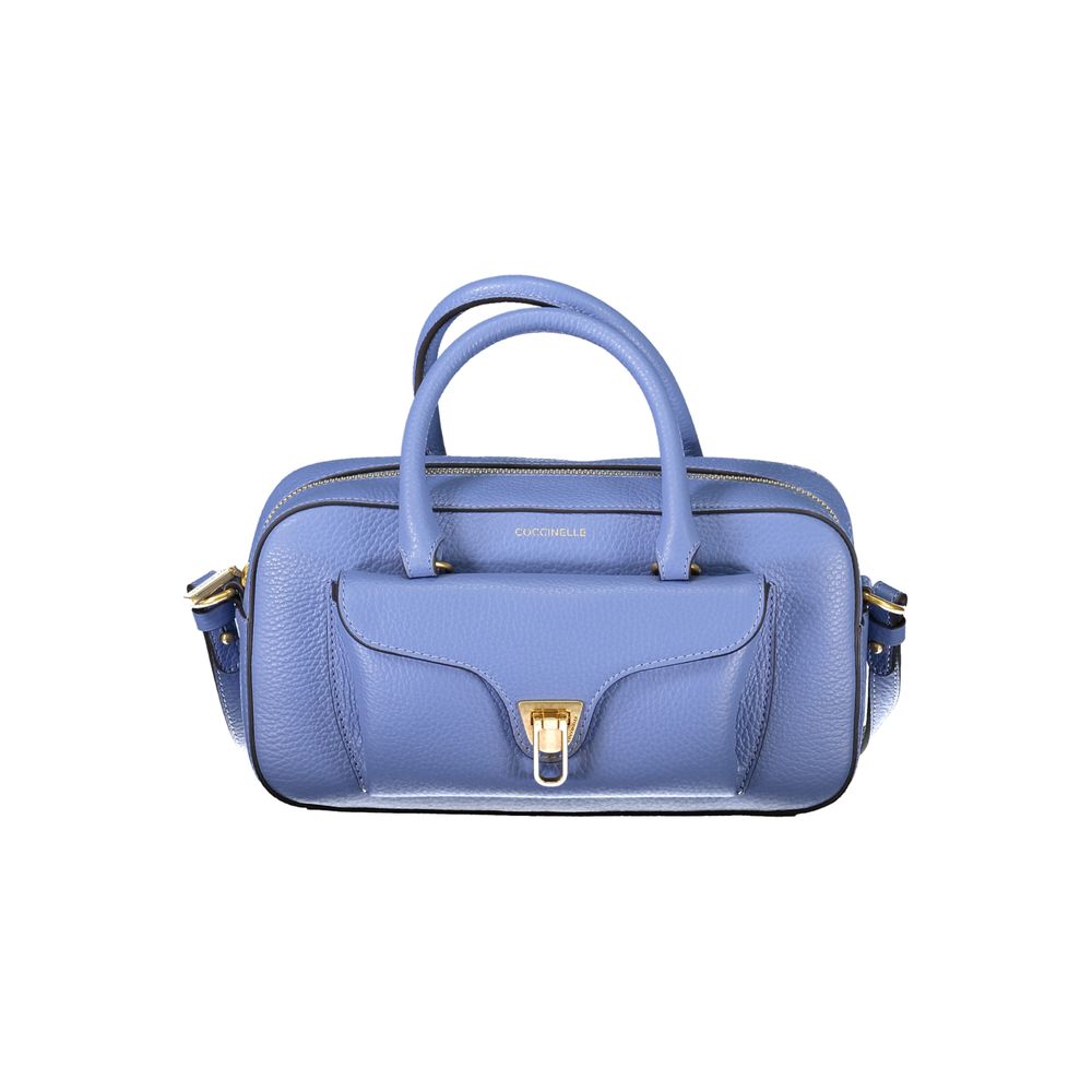 Coccinelle Light Blue Leather Women Handbag