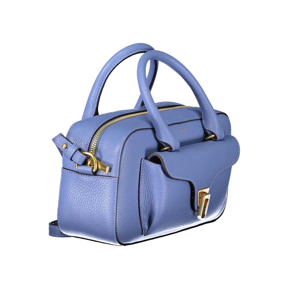 Coccinelle Light Blue Leather Women Handbag