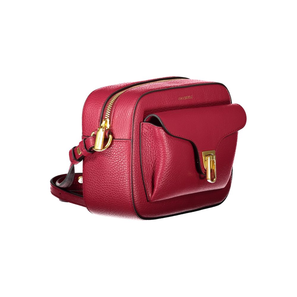 Coccinelle Red Leather Women Handbag