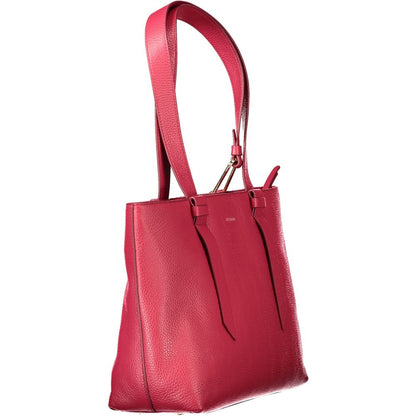 Coccinelle Red Leather Women Handbag